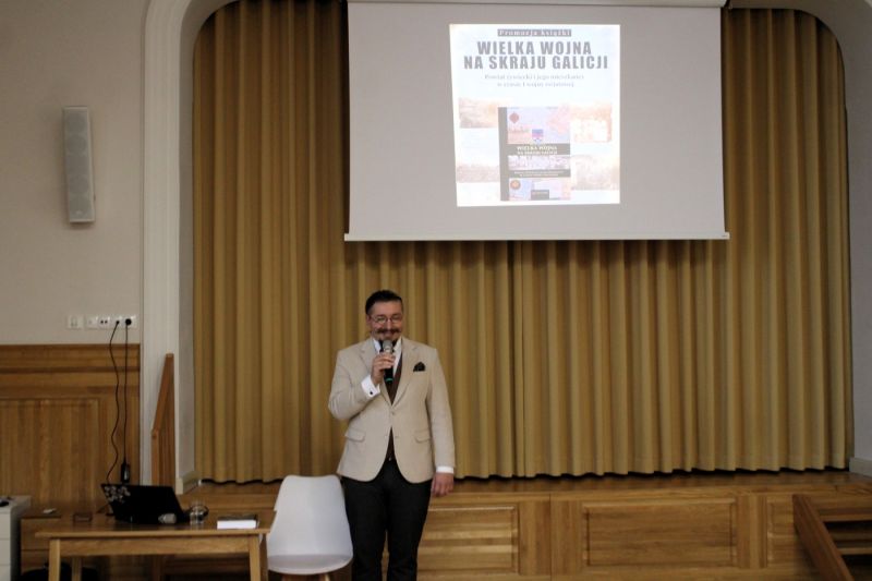 Spotkanie z dr. Piotrem Szczepaniakiem w Żywcu – historia Powiatu Żywieckiego podczas Wielkiej Wojny